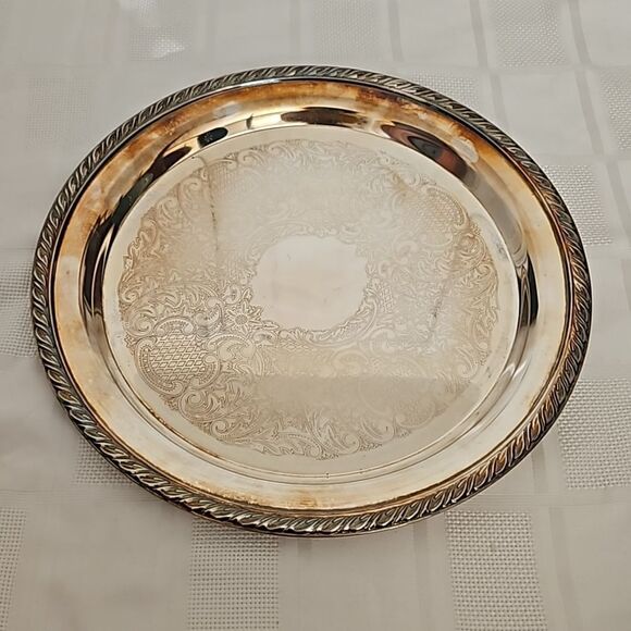 Star E.P Steel Silver Platter 13"-13" - Picture 8 of 16